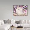 Trademark Fine Art Jan Benz 'Lilly White Cat' Canvas Art, 18x24 ALI36344-C1824GG